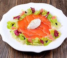 Карпаччо из семги