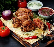 Шашлык из куриных бедер