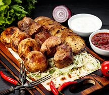 Комбо на одного с шашлыком