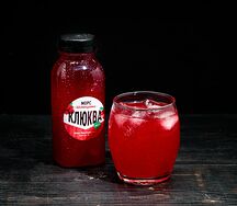 Морс из клюквы собственного производства