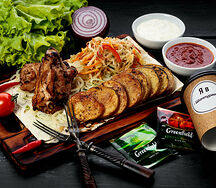 Мясной ланч с курицей