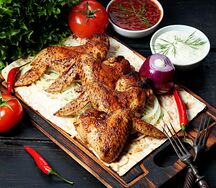 Шашлык из куриных крылышек