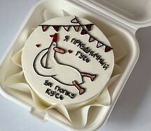 Торт с дизайном Гусь