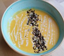 Крем-суп из тыквы на кокосовом молоке