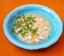 Суп куриный с птитим