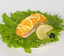 Горбуша под сыром