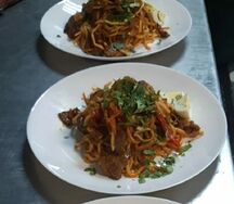 Жареный лагман