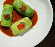 Голубцы с крабом