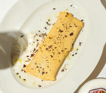 Омлет с трюфелем и страчателлой