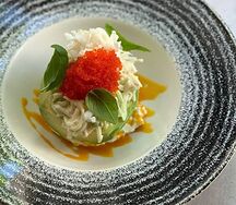 Краб и авокадо