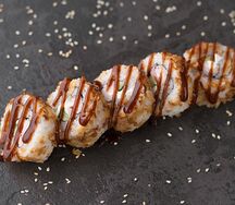 Мега ролл с беконом