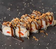 Ролл Курица барбекю темпура