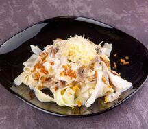 Паста Курица с грибами