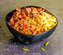 Тяхан со свининой