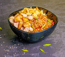 Тяхан с курицей