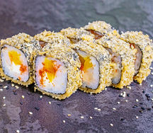 Ролл Калифорния с креветкой темпура