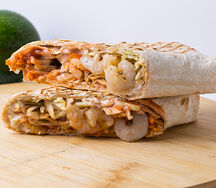 Шаурма с креветками