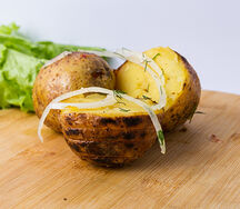 Картошка на мангале