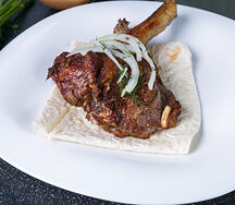 Шашлык из бараньей корейки