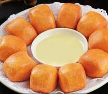 Китайские булочки Манто со сгущенным молоком