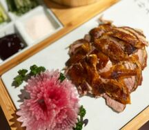 Утка по-пекински с бульоном