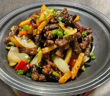 Говядина, жаренная на сковороде