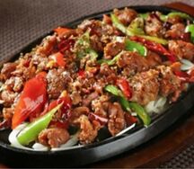 Говяжья вырезка, жаренная на сковороде