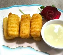 Десерт Жареное молоко