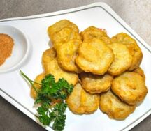 Корень лотоса фаршированный