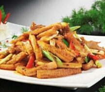 Жареный говяжий рубец