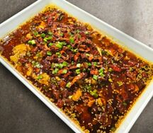 Слайсы говяжьи в остром соусе по-сычуаньски