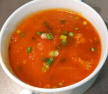Китайский томатный суп