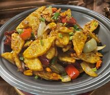 Картофель жареный на сковороде