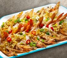 Королевские креветки темпура