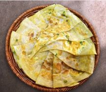 Жареные лепешки по-домашнему с яйцом