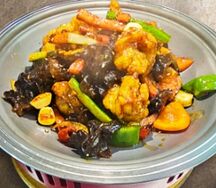 Королевские креветки острые