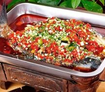 Карп, приготовленный целиком, на сковороде