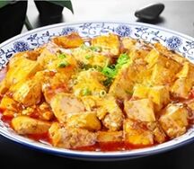 Тофу с кусочками говядины по-сычуаньски