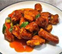 Свиные ребра вкисло-сладком соусе