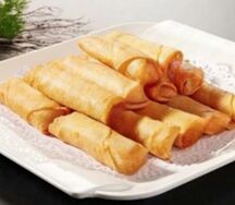 Жареные блинчики с начинкой из бобовой пасты