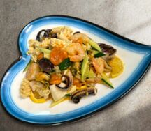 Салат с морепродуктами