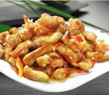 Свинина, тушенная в соевом соусе