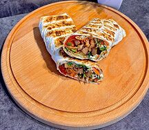 Шаурма на углях из свинины