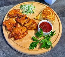 Шашлык из филе бедра курицы