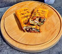 Шаурма на углях из курицы