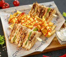 Клаб-сэндвич с курицей