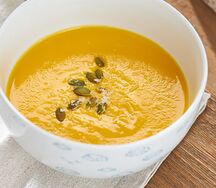 Суп-пюре из сладкой тыквы