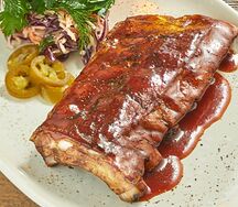 Свиные ребра с коул слоу и перцем халапеньо