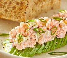 Тартар из лосося слабой соли