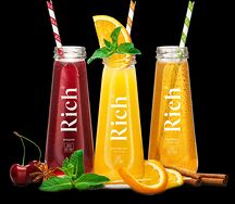 Сок Rich в мини-бутылочках
